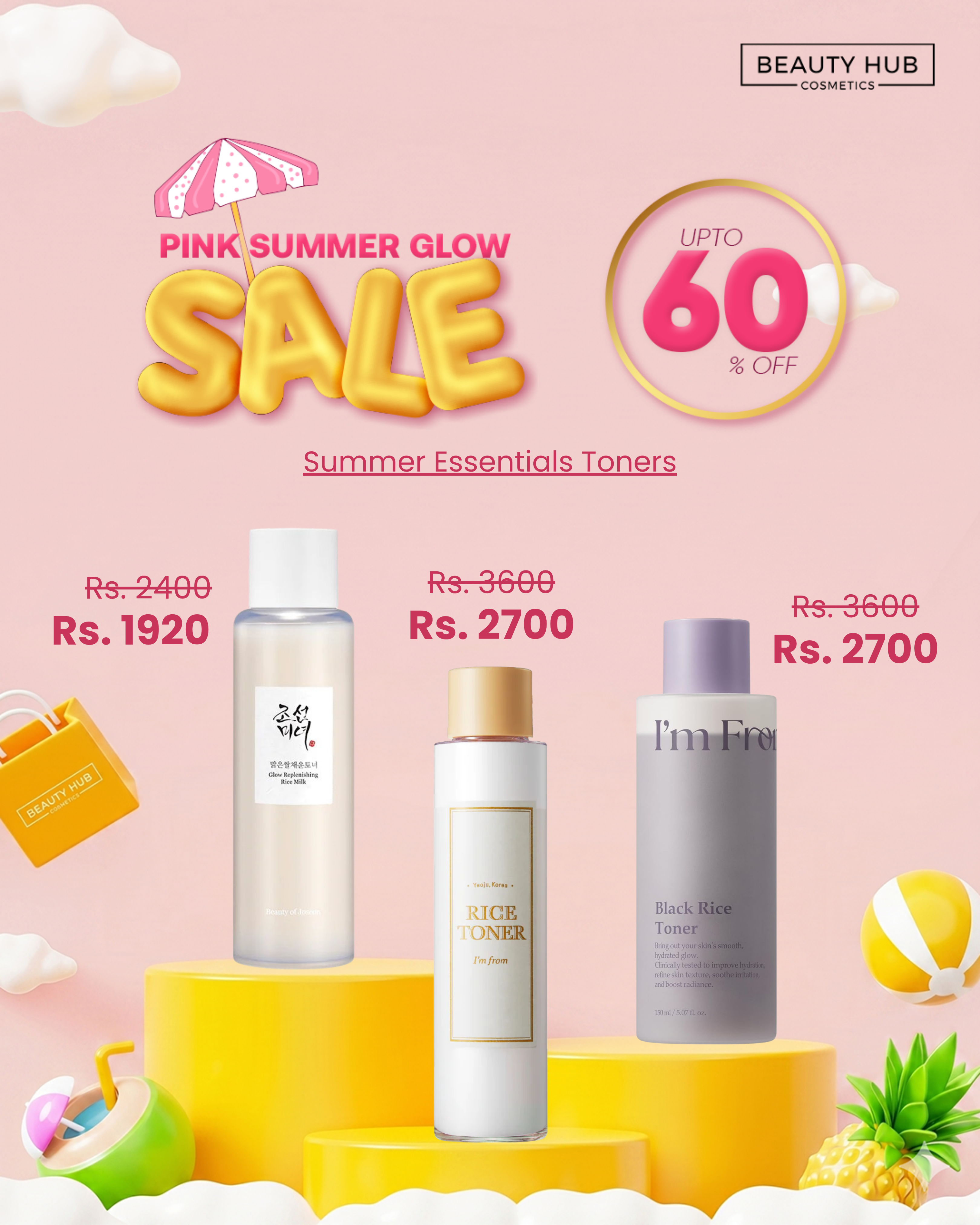 Pink glow summer sale